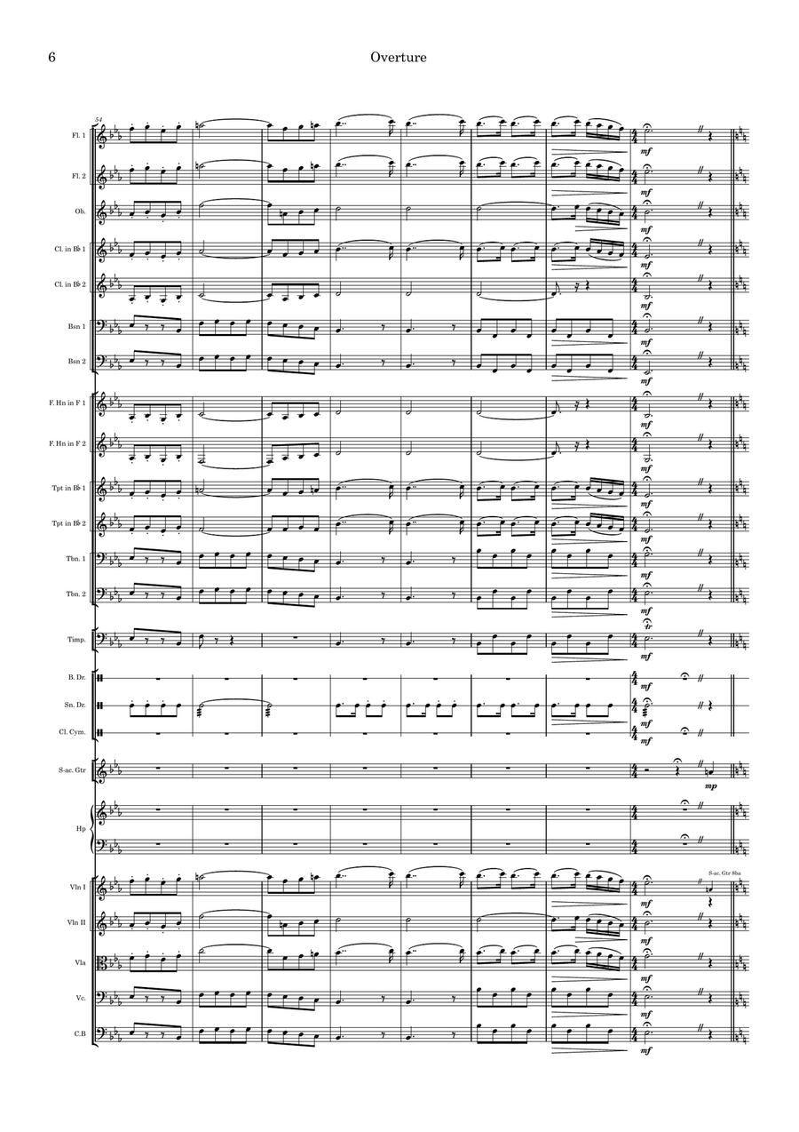 Overture Full Orchestra scores gallery preview page 6