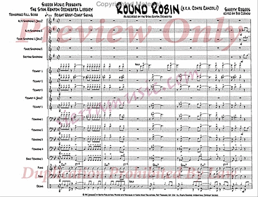 Round Robin Jazz Ensemble scores gallery preview page 2