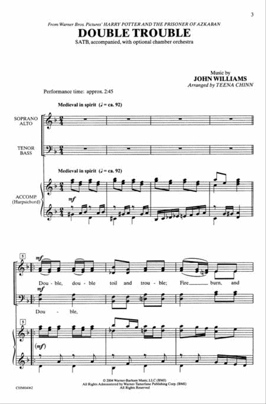 Double Trouble 4-Part scores gallery preview page 2