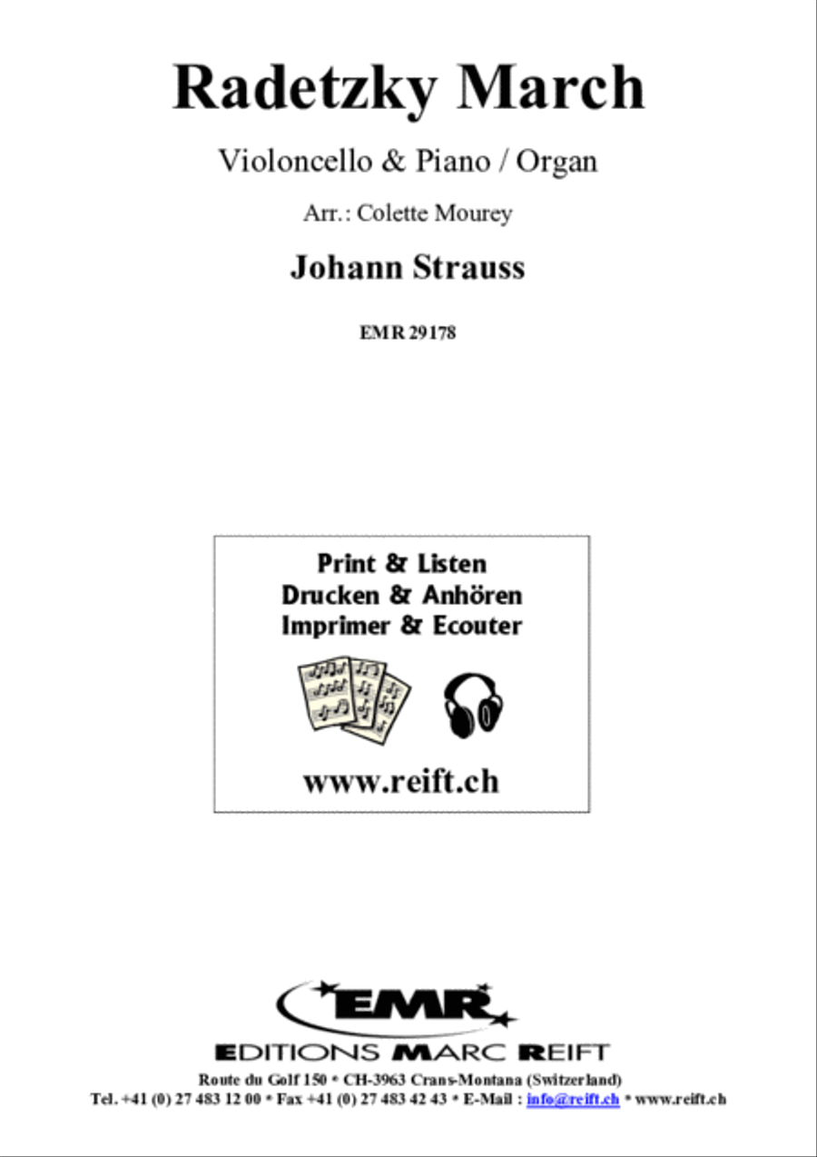 Radetzky March Organ scores gallery preview page 2