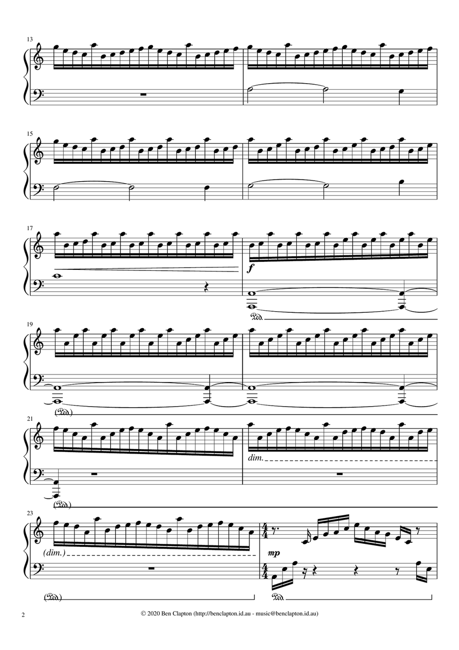 Nullabor Piano Solo scores gallery preview page 2