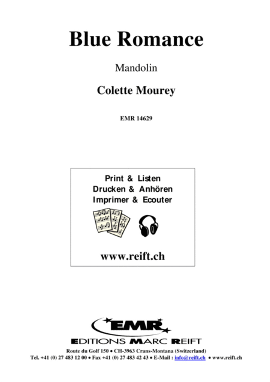 Blue Romance Mandolin scores gallery preview page 2