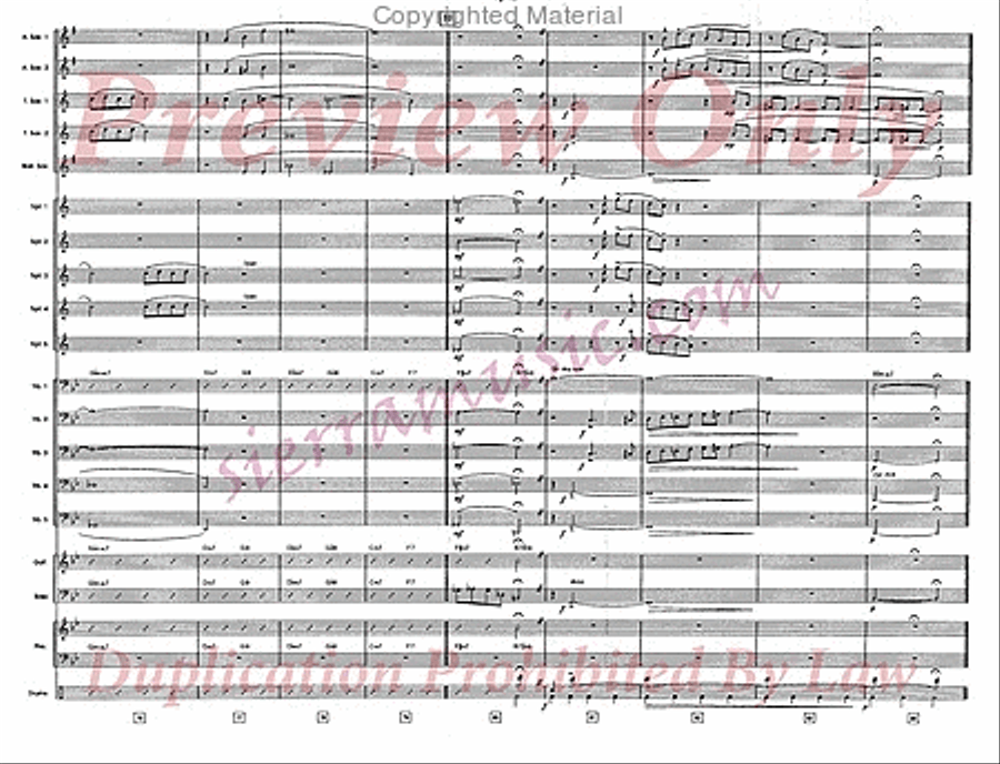 Polka Dots And Moonbeams Jazz Ensemble scores gallery preview page 11