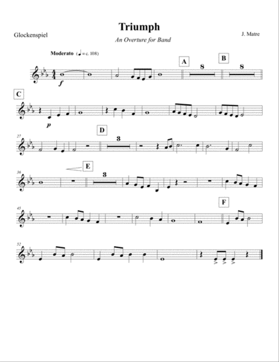 Triumph - An Overture for Band Concert Band scores gallery preview page 6