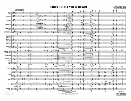 Only Trust Your Heart - Conductor Score (Full Score)