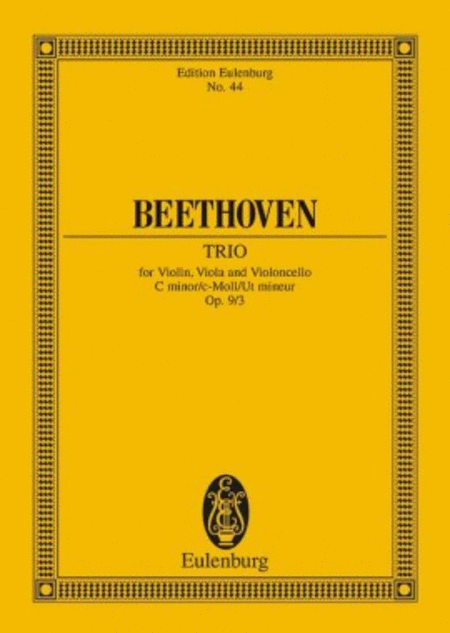 Ludwig van Beethoven: String Trio in C minor, Op. 9/3