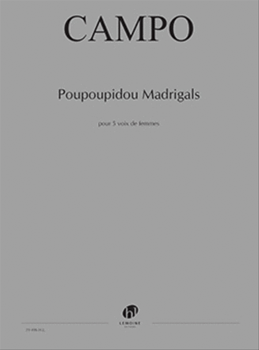 Poupoupidou Madrigals Choir scores gallery preview page 1