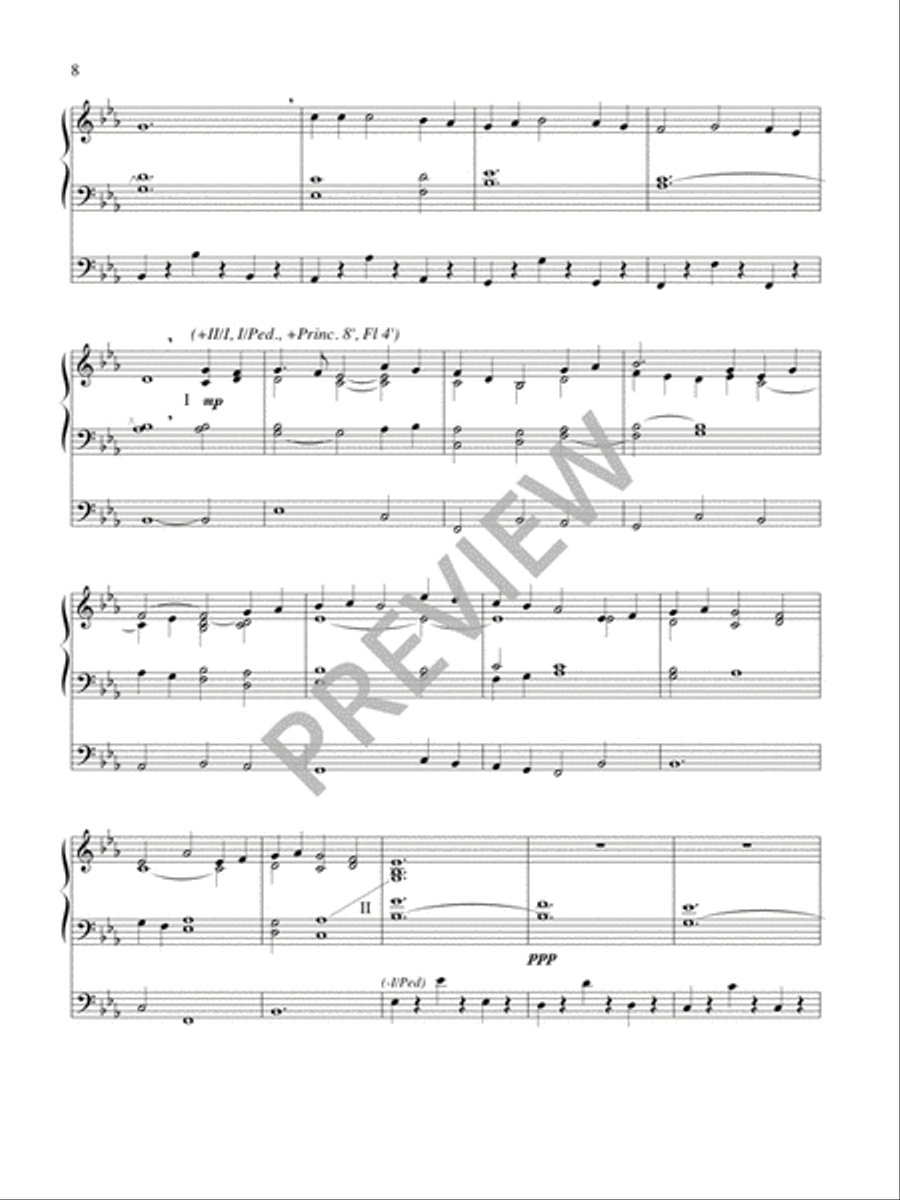Six Organ Preludes on Hymntunes by Marty Haugen, Jeremy Young, and Skinner Chavez-Melo Organ scores gallery preview page 10