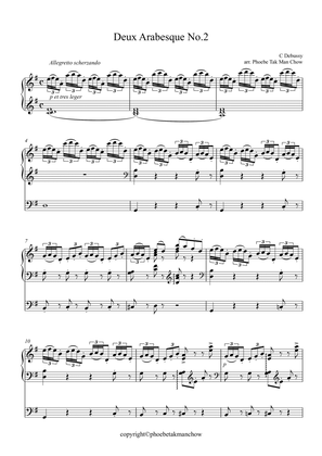Arabesque No.2 - Debussy (Organ transcription)