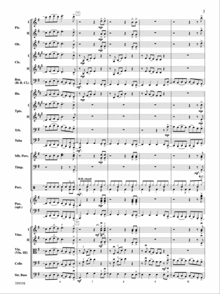 Prime Time Tuesday Full Orchestra scores gallery preview page 3