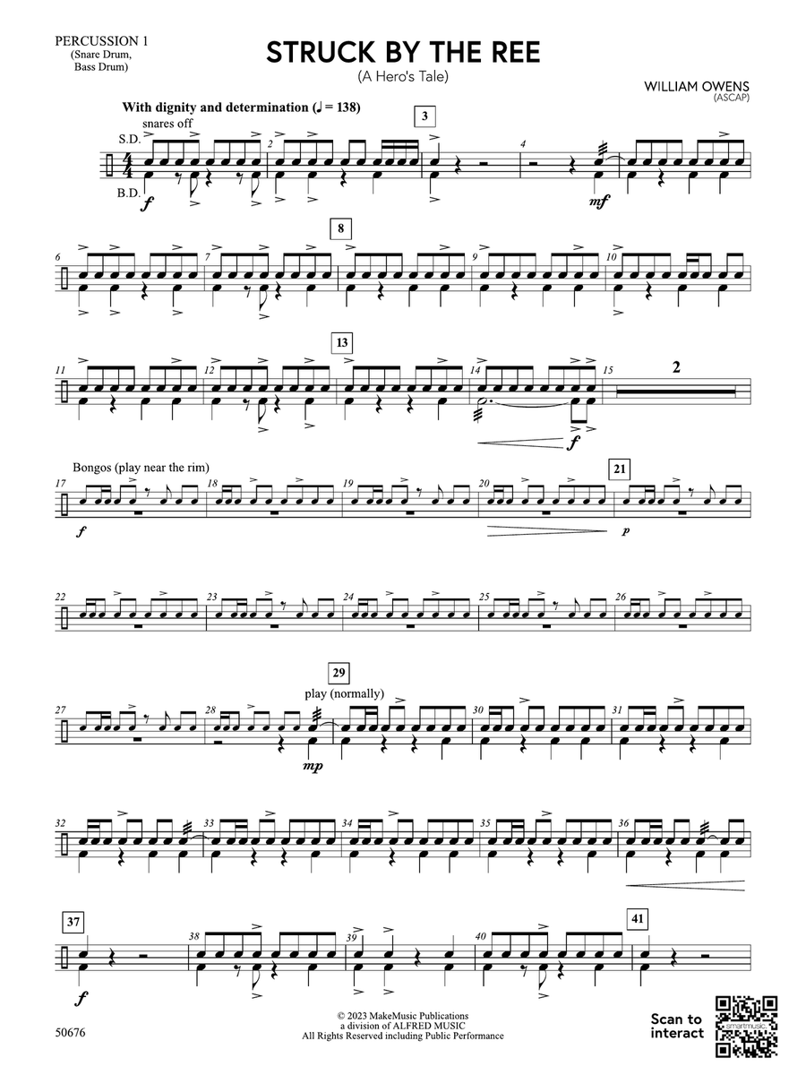 Struck by the Ree: 1st Percussion