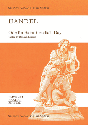 Book cover for Ode for Saint Cecilia's Day, HWV 76