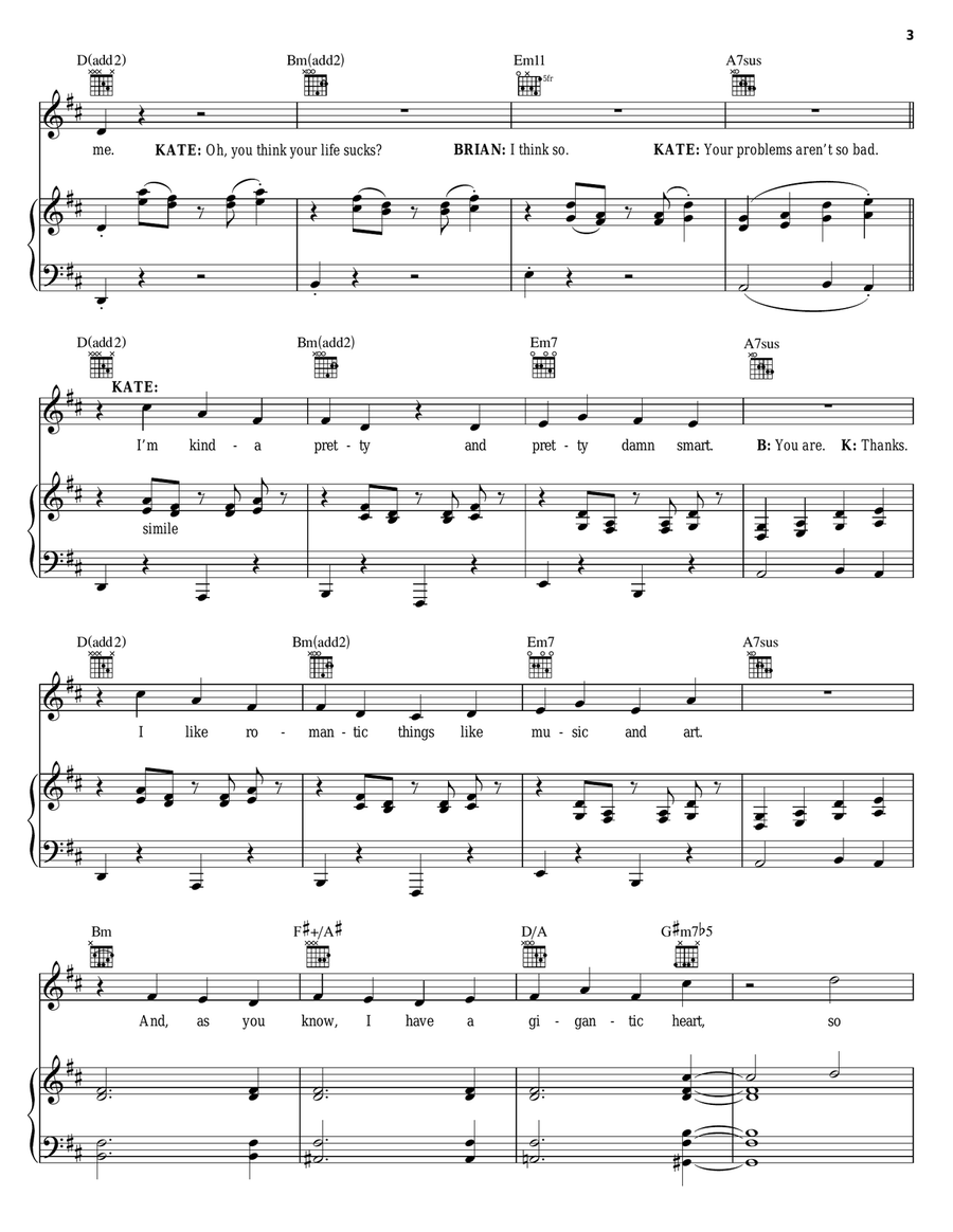 It Sucks To Be Me (from Avenue Q) Piano, Vocal scores gallery preview page 3