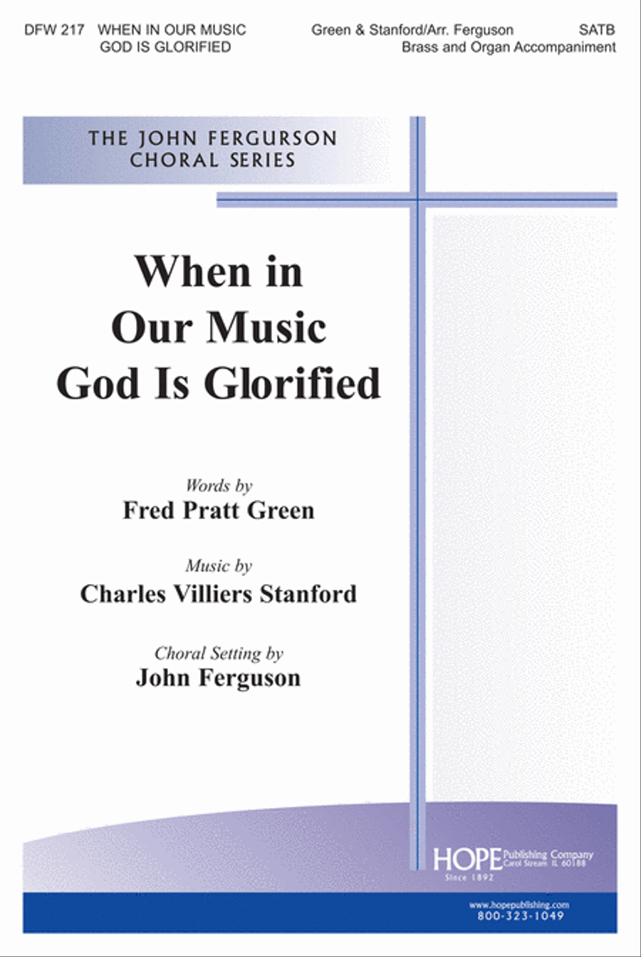 When in Our Music God Is Glorified 4-Part scores gallery preview page 1
