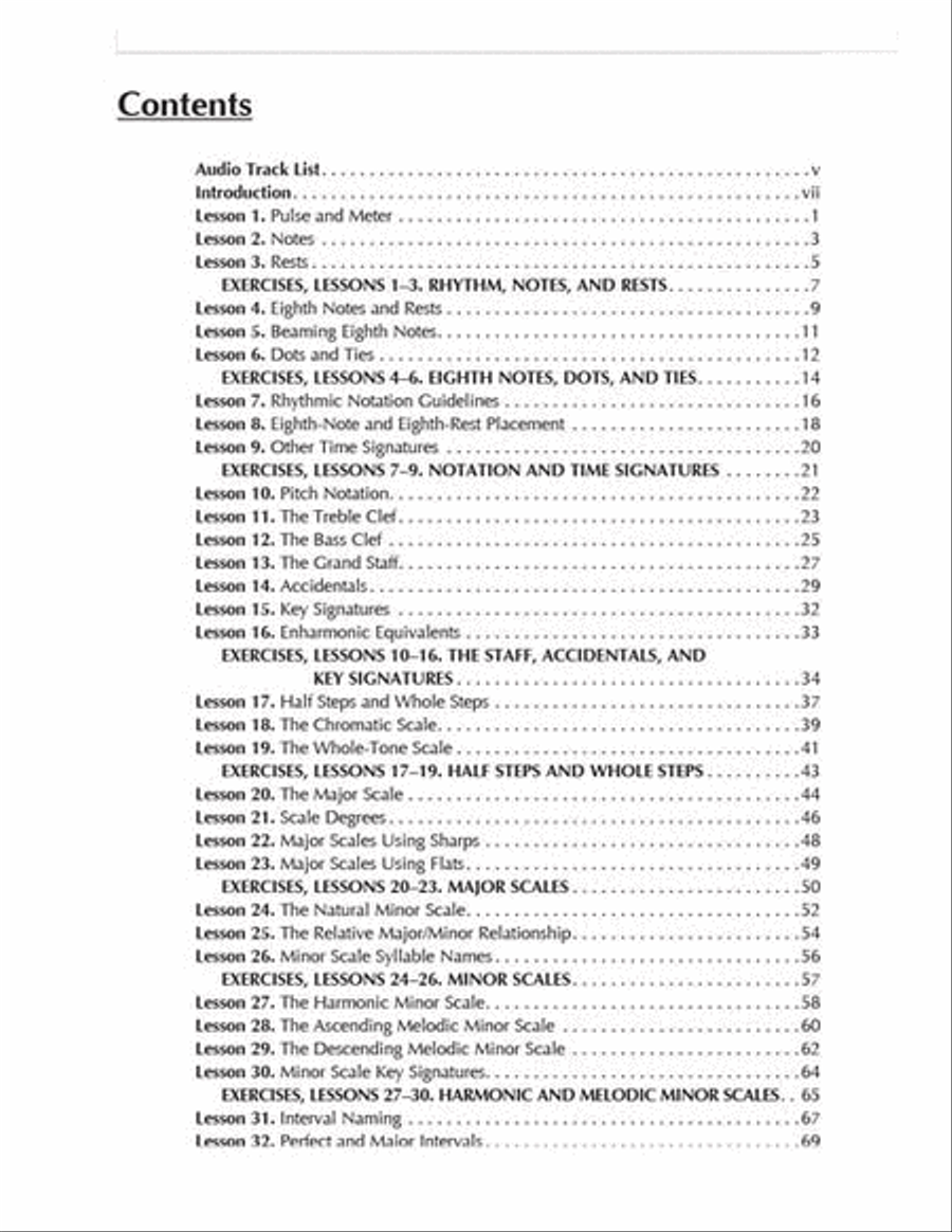 Berklee Music Theory Book 1 – 2nd Edition Collection / Songbook scores gallery preview page 2