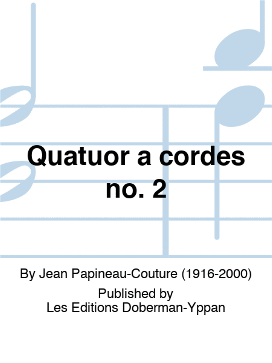 Quatuor à cordes no. 2 String Quartet scores gallery preview page 1
