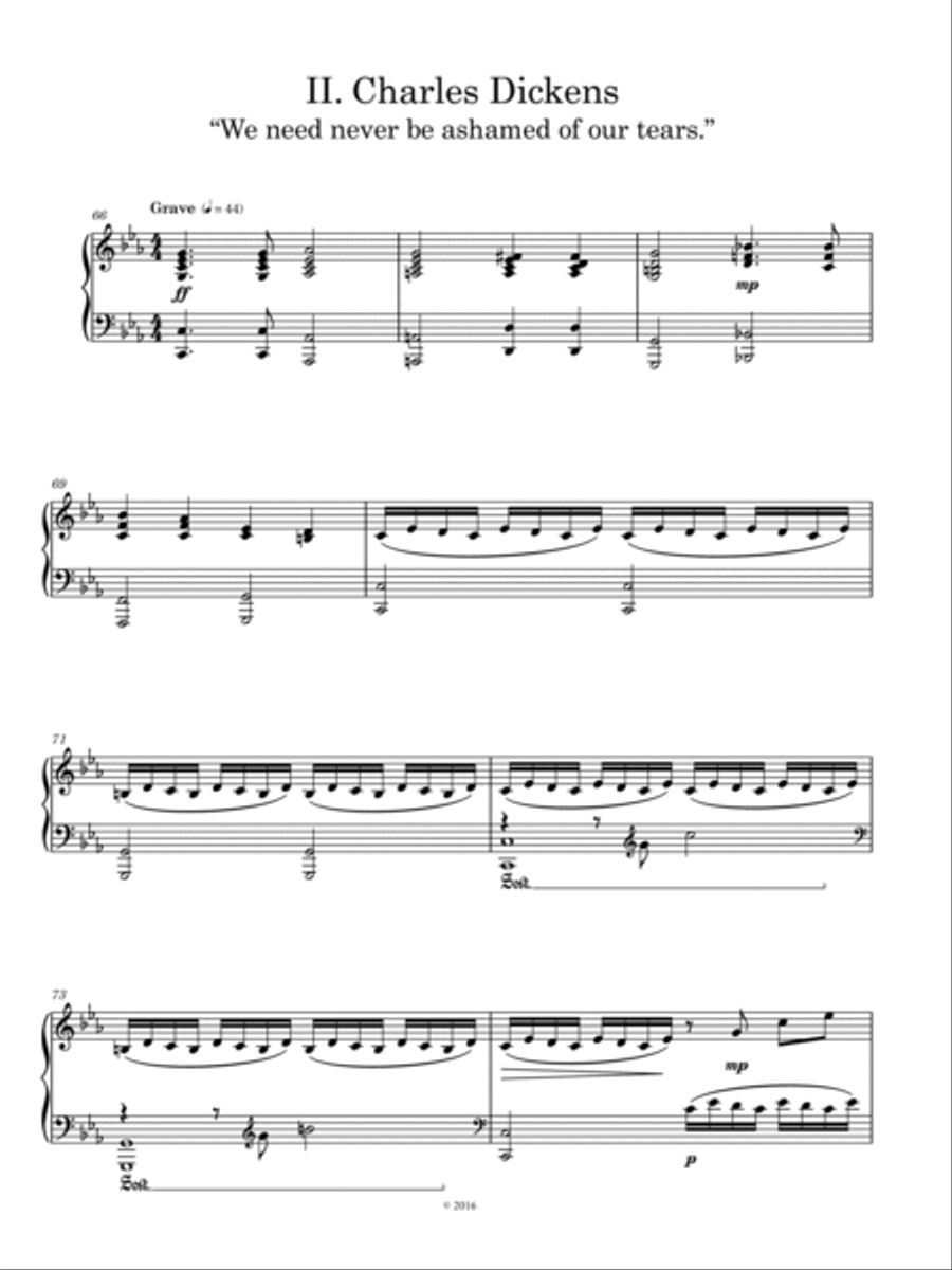 6 Character Pieces in Search of an Author Piano Solo scores gallery preview page 6