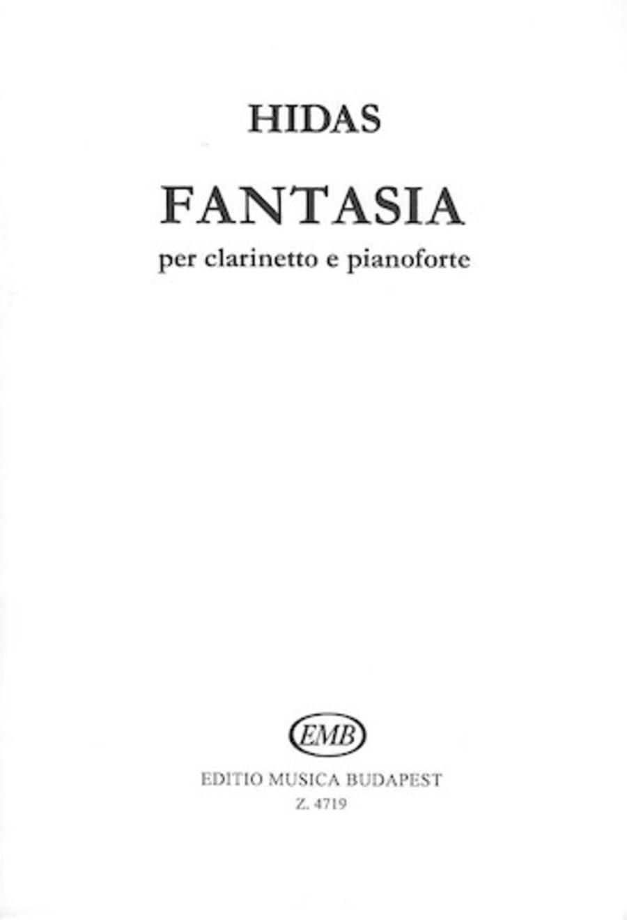 Fantasia Clarinet Solo scores gallery preview page 1