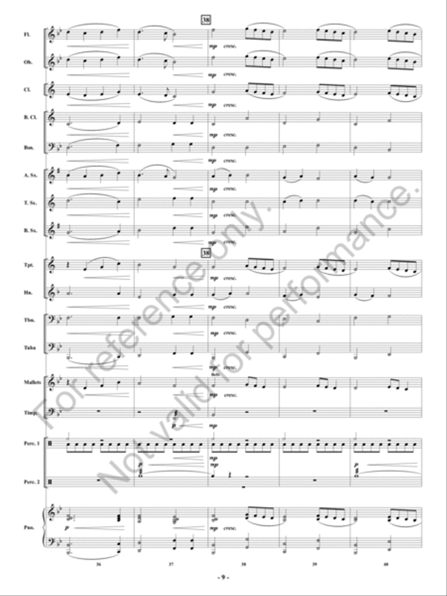 A Christmas Dream Concert Band scores gallery preview page 10