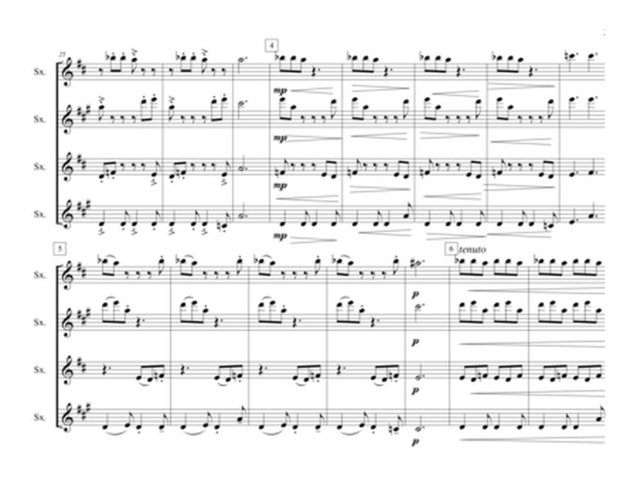 Mene, Mene, Tekel, U'pharsin for Saxophone Quartet Op. 2