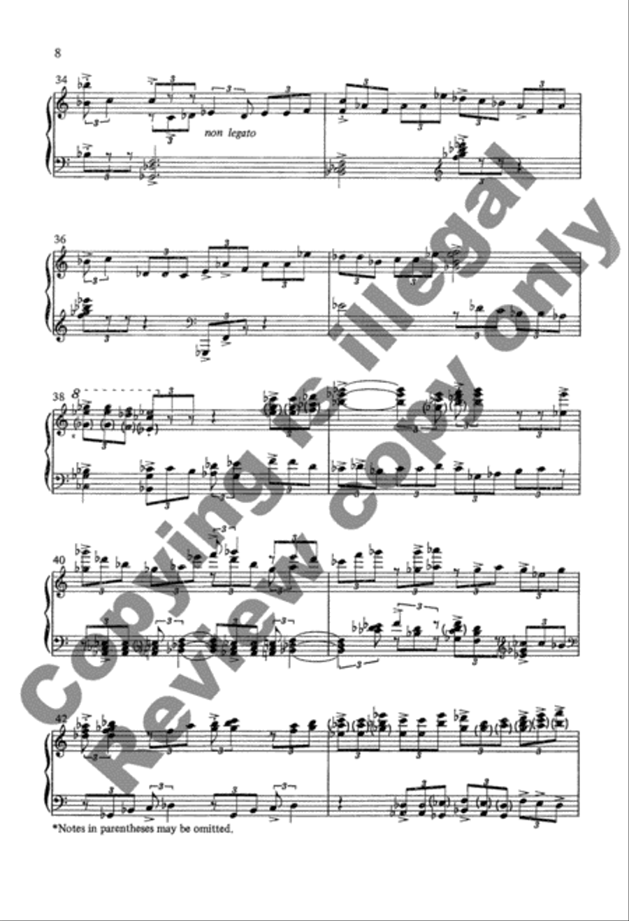 Walt Whitman Song 4-Part scores gallery preview page 8