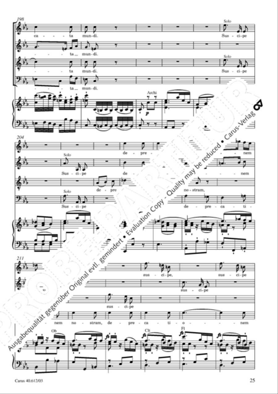 Harmoniemesse in B 4-Part scores gallery preview page 26