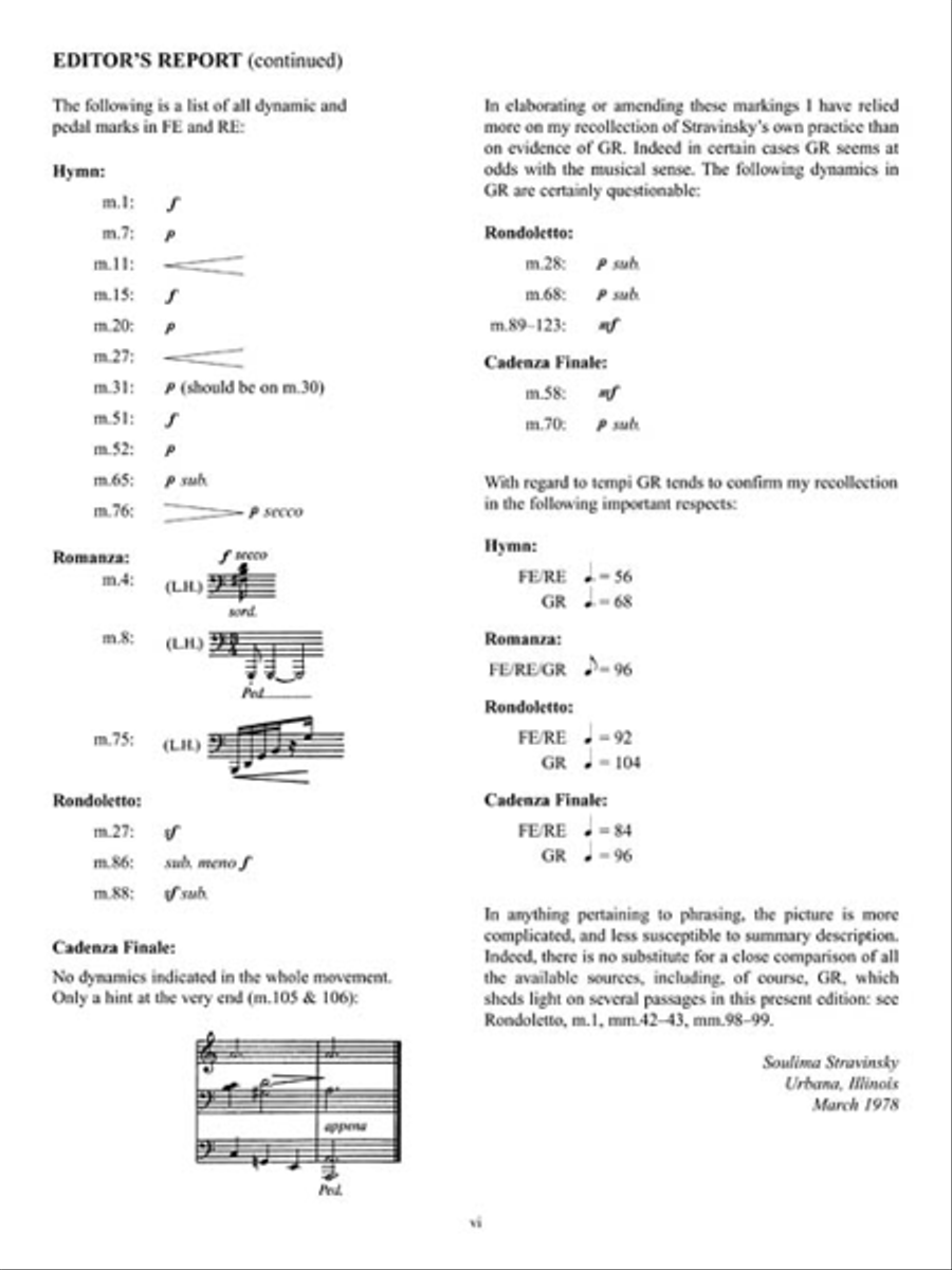 The Stravinsky Piano Collection Piano Solo scores gallery preview page 6