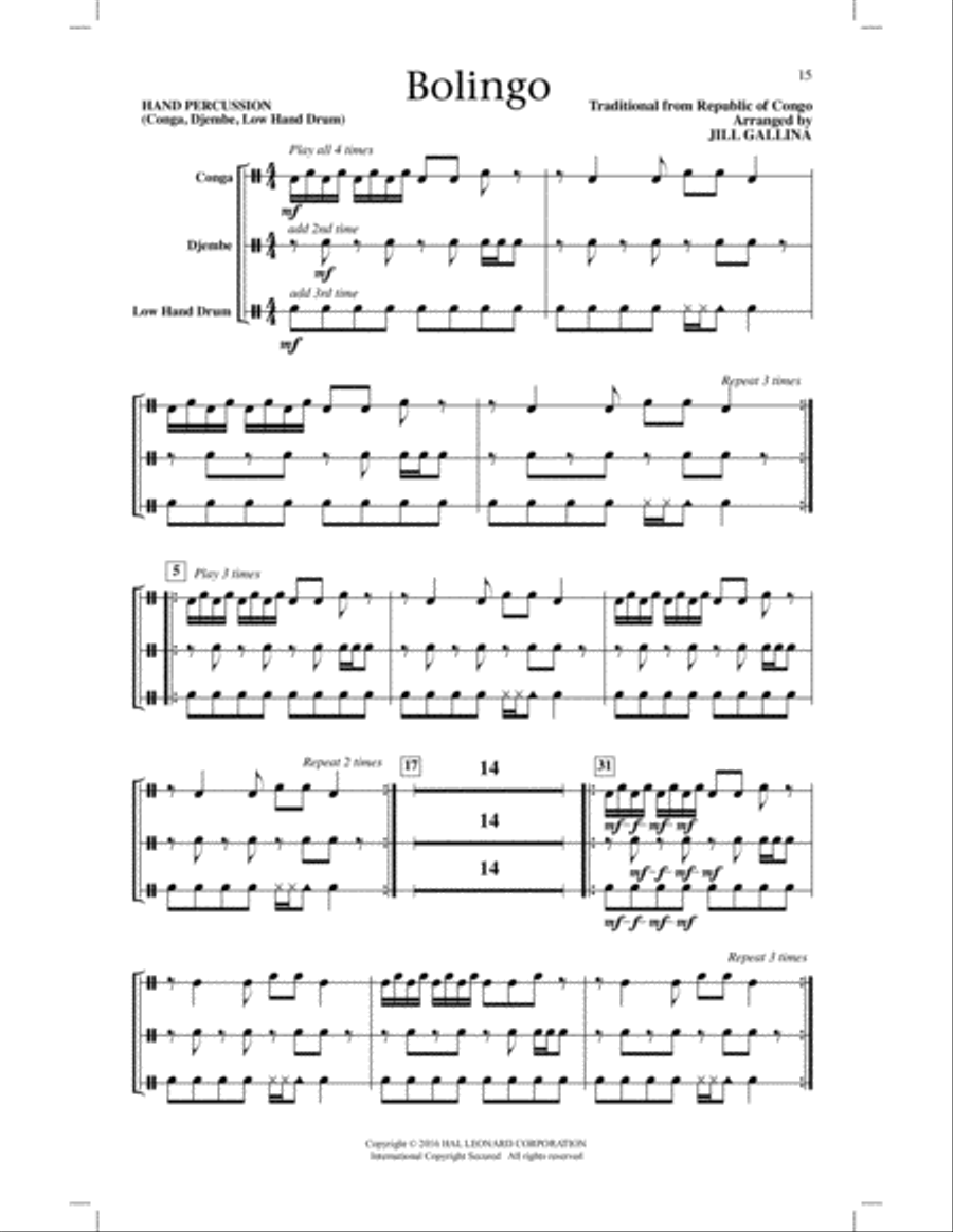 Bolingo 3-Part scores gallery preview page 13