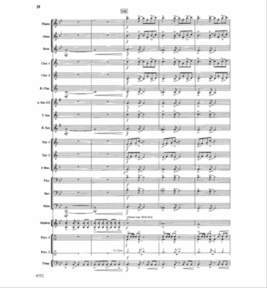 The Light Of Dawn Concert Band scores gallery preview page 23