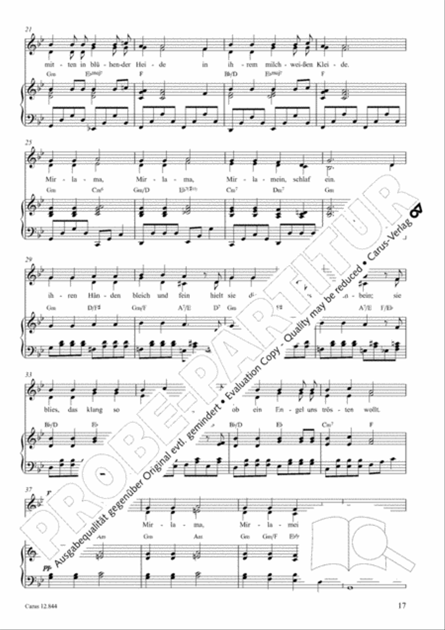 Gruselmonsterzaubersongs. Heft II Children's Choir scores gallery preview page 18