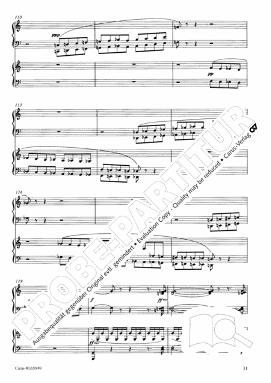 Petite Messe solennelle 4-Part scores gallery preview page 32