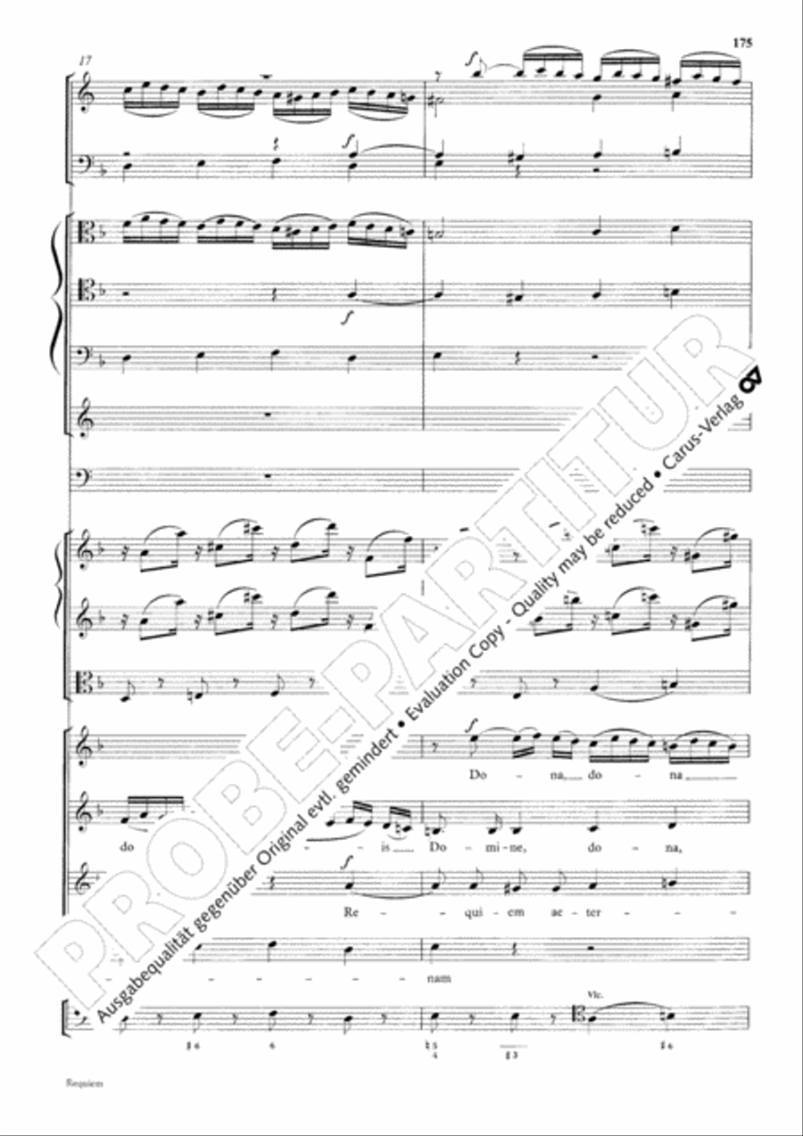 Requiem Requiem 4-Part scores gallery preview page 182