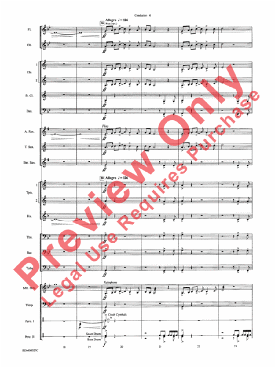 Under the Rice Moon Under the Rice Moon Concert Band scores gallery preview page 7