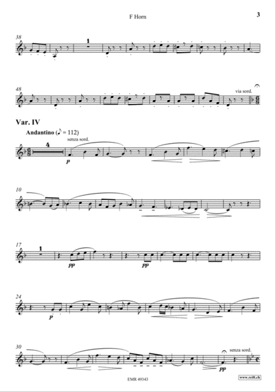 Zurcher Marsch Horn scores gallery preview page 4