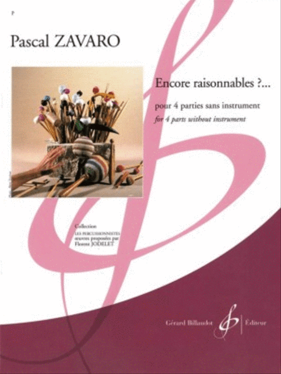 Encore Raisonnables?... 4-Part scores gallery preview page 1