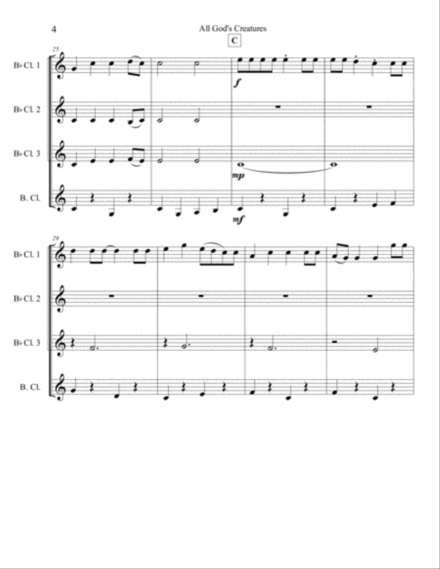 A Place In The Choir A Place In The Choir Choir scores gallery preview page 4