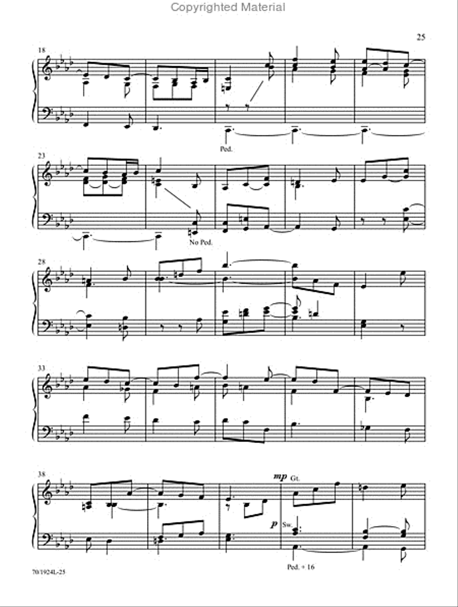 Masterworks for Organ Organ Solo scores gallery preview page 12