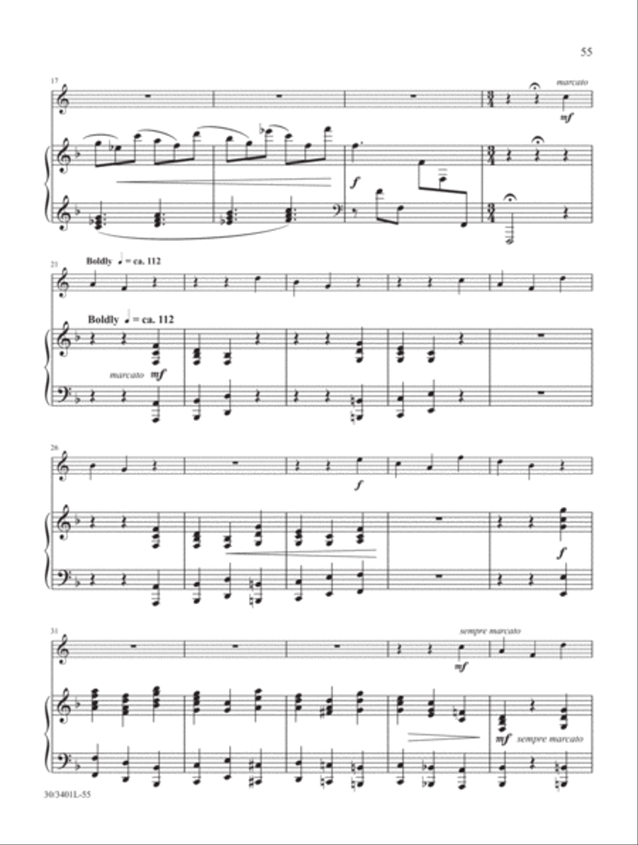 French Horn Solos for Worship, Vol. 2 Piano scores gallery preview page 24