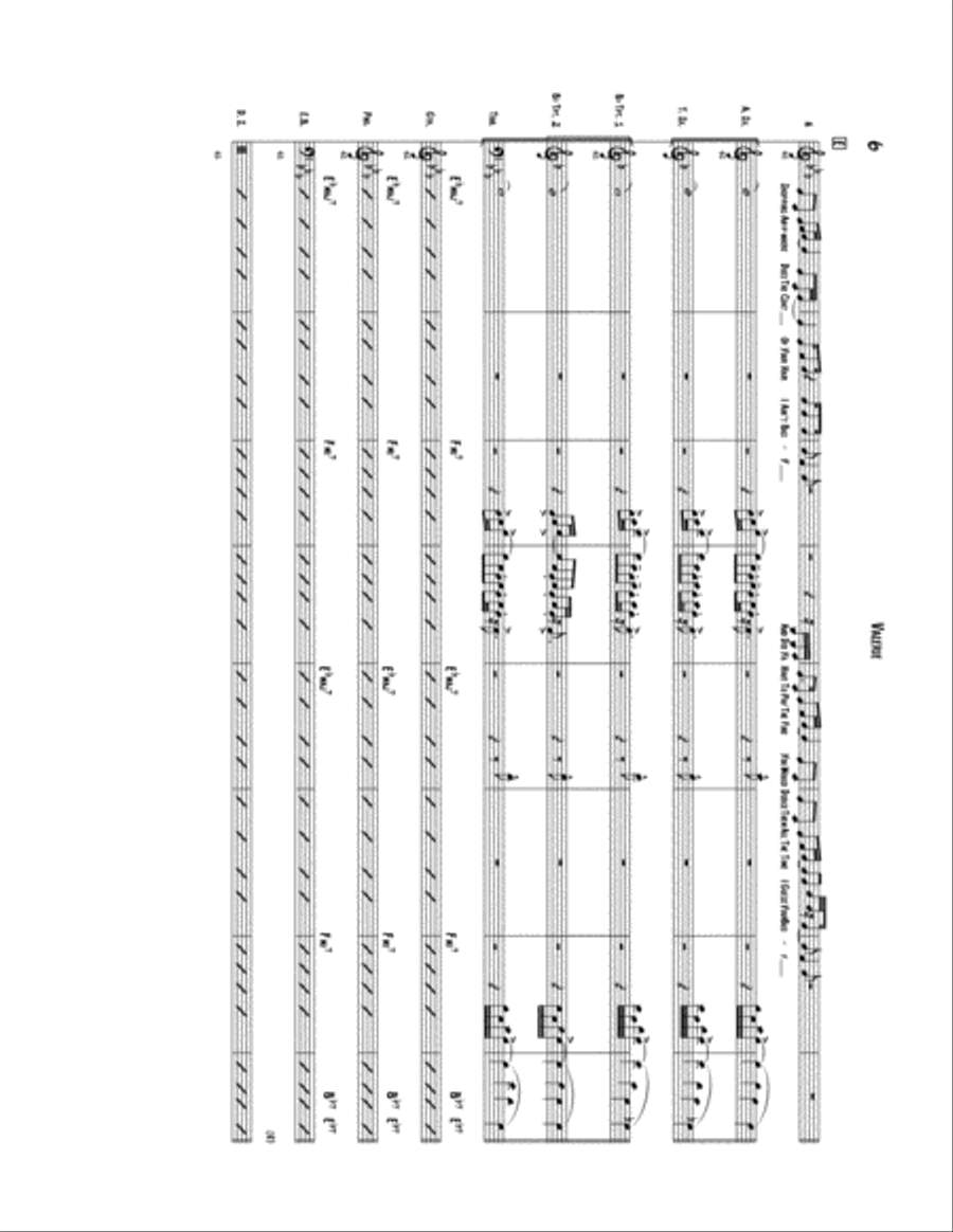 Valerie Jazz Ensemble scores gallery preview page 6