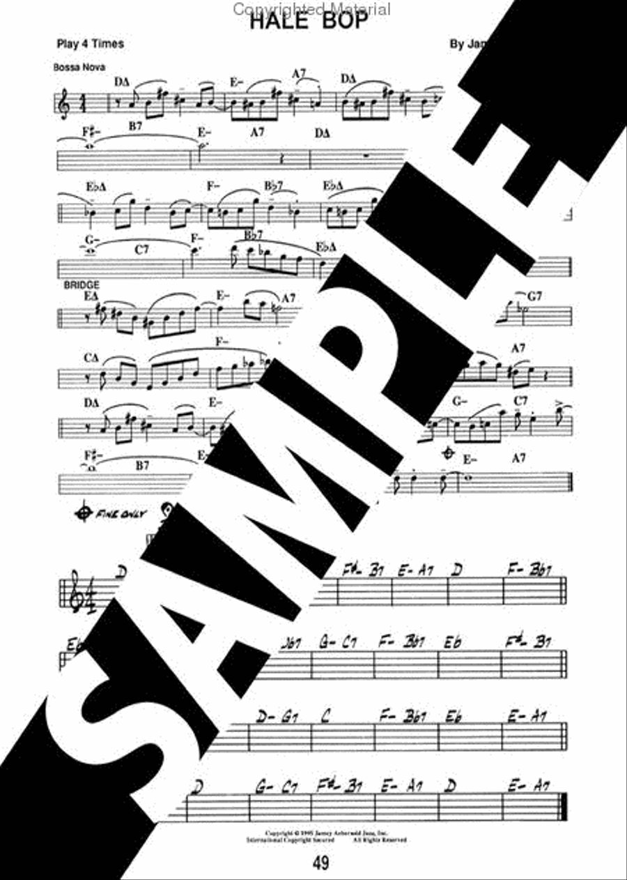 Volume 16 - Turnarounds, Cycles & ii/V7s Voice scores gallery preview page 5