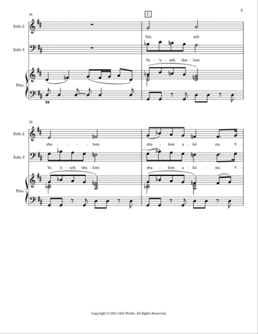 Prayer 4-Part scores gallery preview page 5