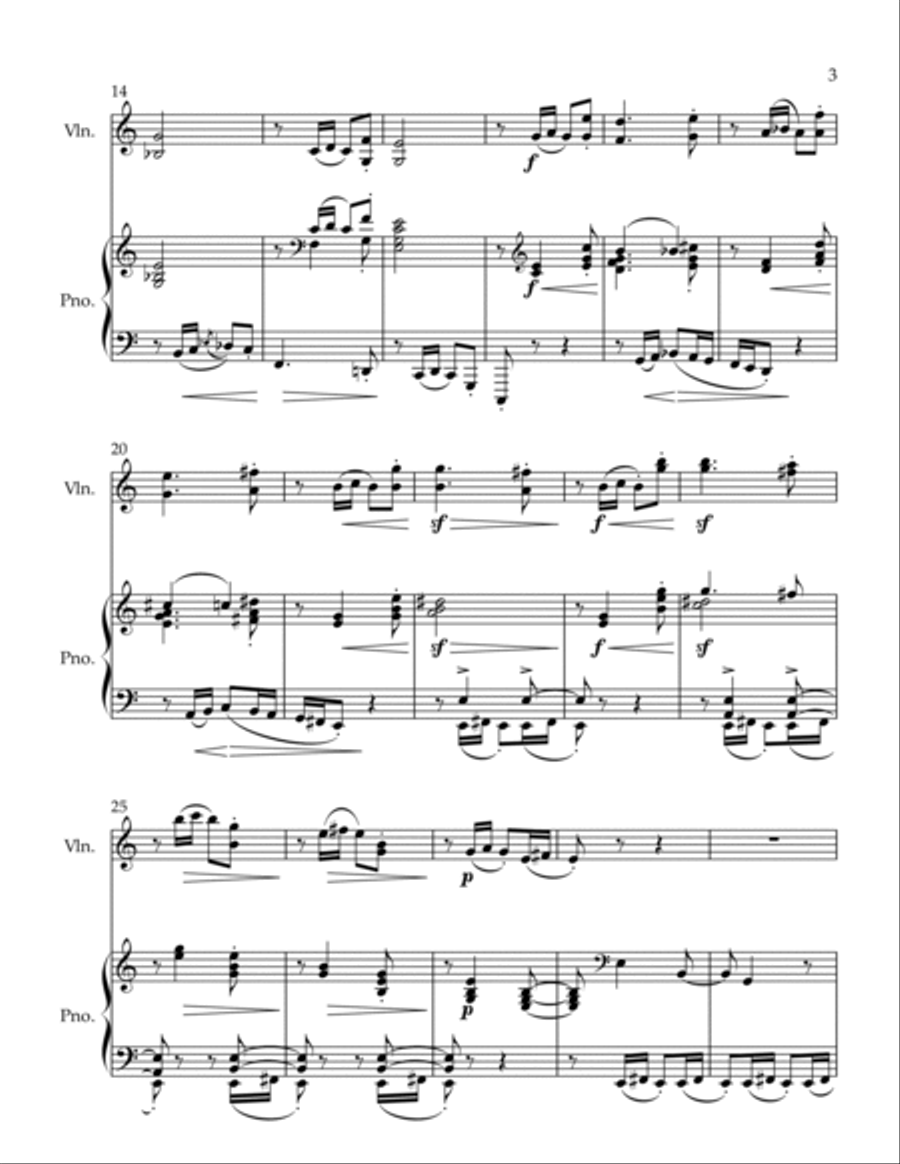 Polka #2 Polka #2 Violin Solo scores gallery preview page 3