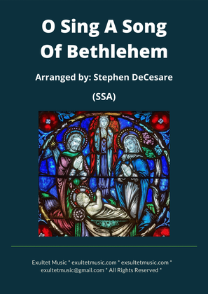 Book cover for O Sing A Song Of Bethlehem (SSA)