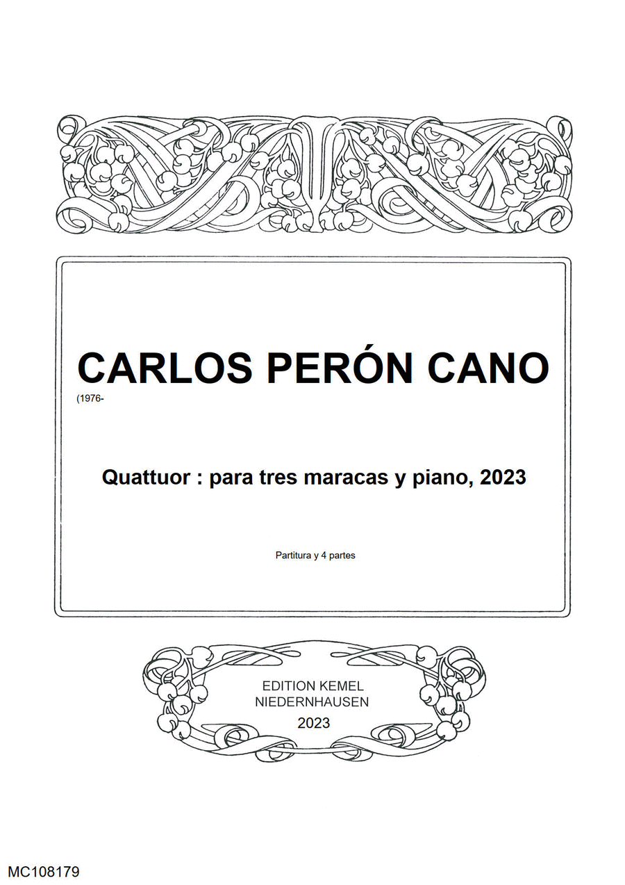Quattuor Piano Accompaniment scores gallery preview page 1