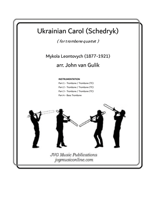 Ukrainian Carol (Schedryk) - Trombone Quartet