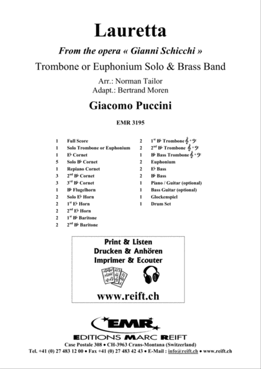 Lauretta Lauretta Brass Band scores gallery preview page 2