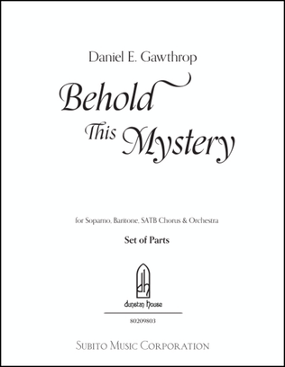 Behold This Mystery (Cantata)