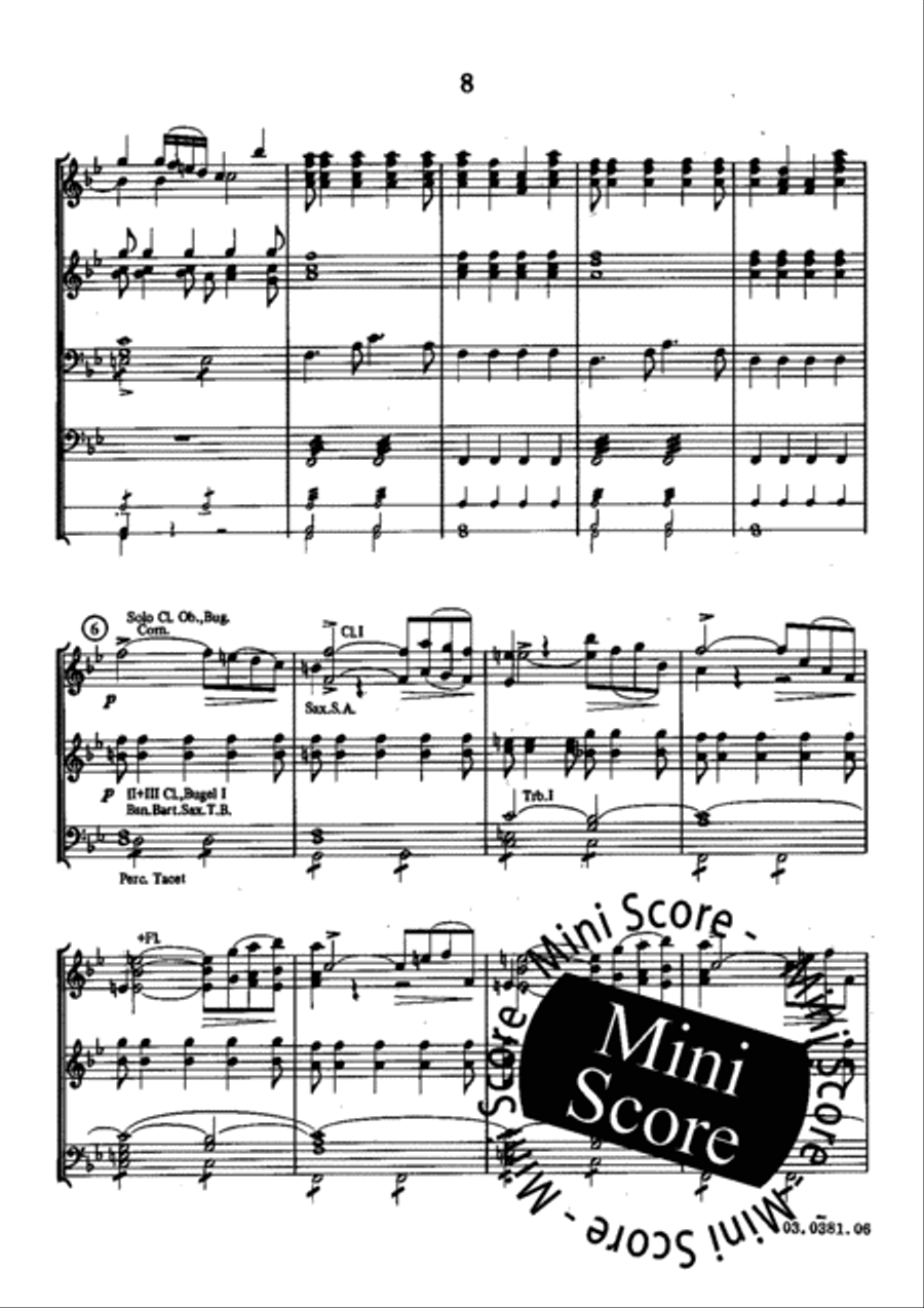 De Kalief van Bagdad Fanfare Band scores gallery preview page 10