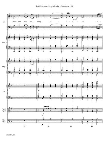 In Celebration, Sing Alleluia! - Instrumental Ensemble Score and Parts