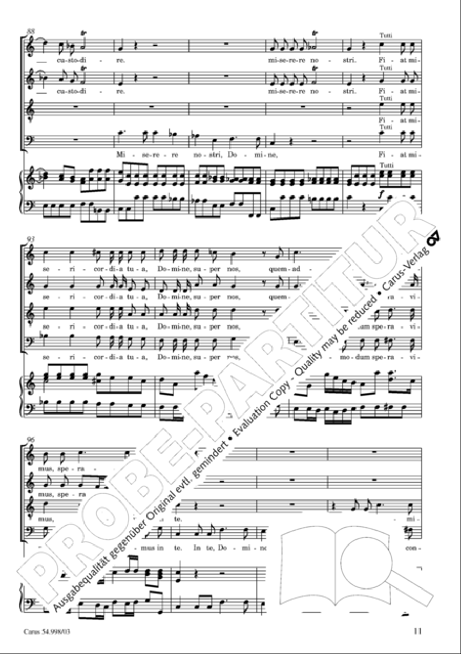 Te Deum in C 4-Part scores gallery preview page 12